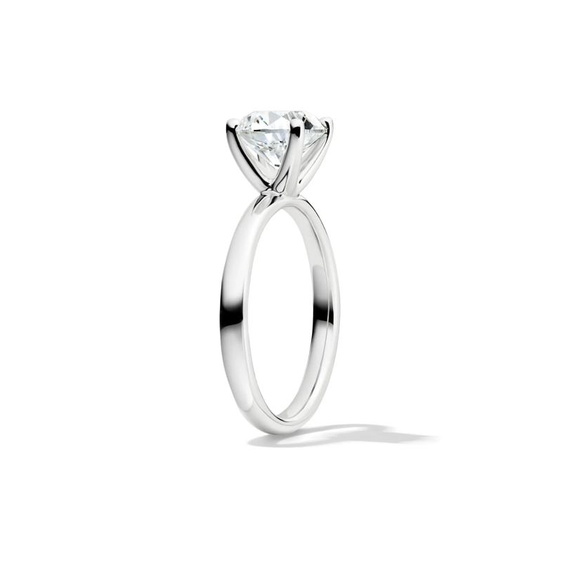 Diamond Round Brilliant Cut Solitaire Engagement Ring in 14K White Gold (2 ct.) – Image 3 of 5