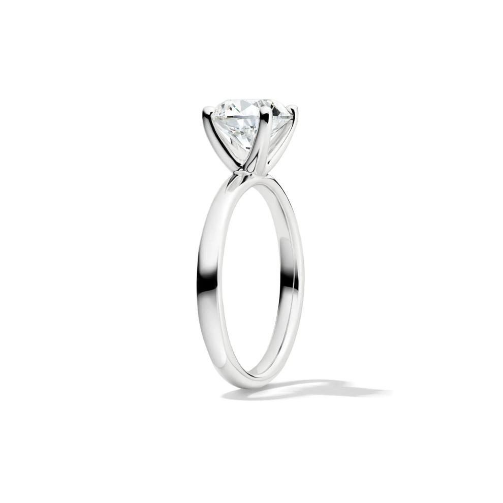 Diamond Round Brilliant Cut Solitaire Engagement Ring in 14K White Gold (2 ct.) – Image 3 of 5