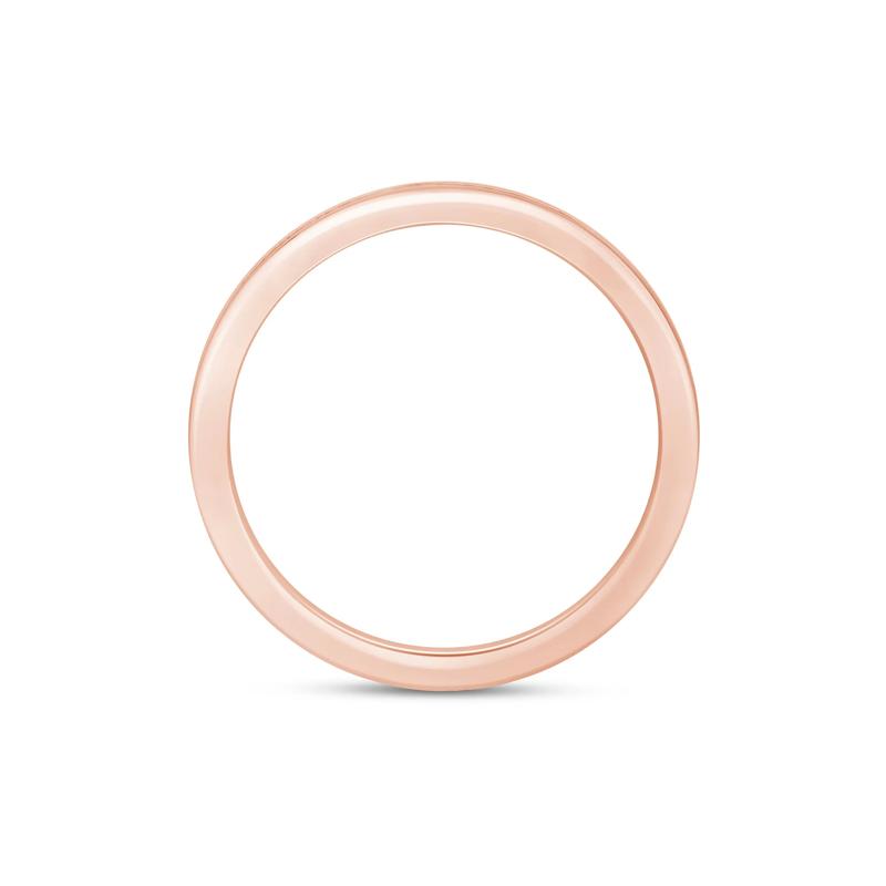 Lab Grown Diamond Channel-Set Wedding Band in 14K Rose Gold &#40;1/3 ct. tw.&#41; – Image 2 of 3