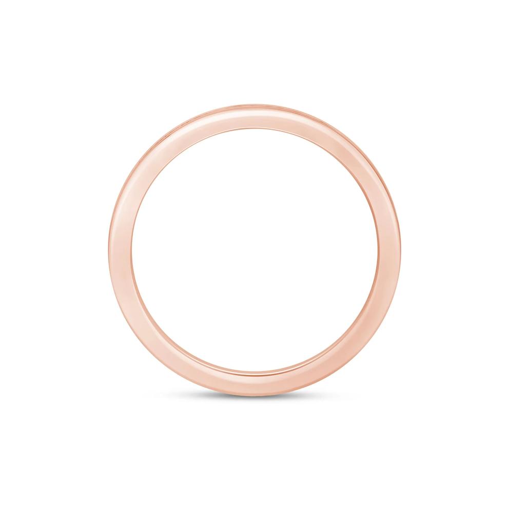 Lab Grown Diamond Channel-Set Wedding Band in 14K Rose Gold (1/3 ct. tw.) – Image 2 of 3