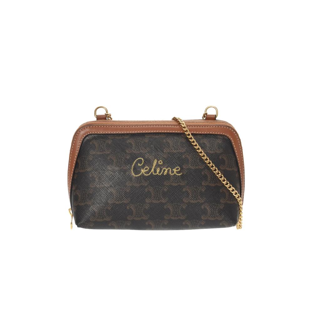 Pre-Owned Celine Clutch on Chain Shoulder Bag – Image 1 of 7