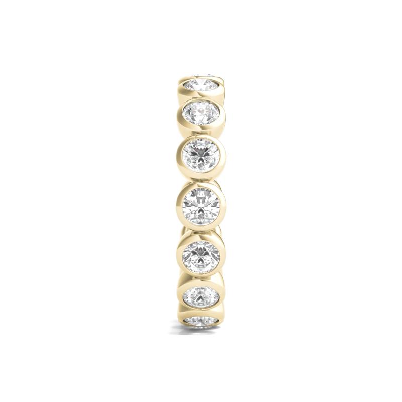 Round Diamond Bezel-Set Eternity Band in 14K Yellow Gold &#40;2 ct. tw.&#41; – Image 3 of 3