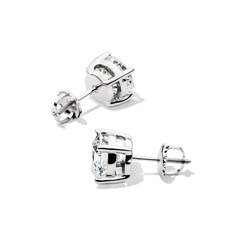 Lab Grown Diamond Stud Earrings in Platinum &#40;3 ct. tw.&#41; – Image 2 of 3