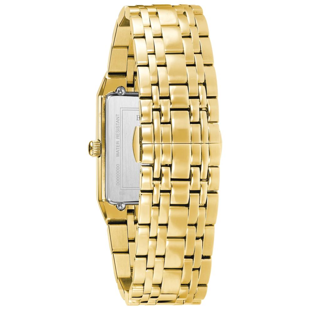 Men's Quadra Watch in Gold-Tone Stainless Steel – Image 3 of 3