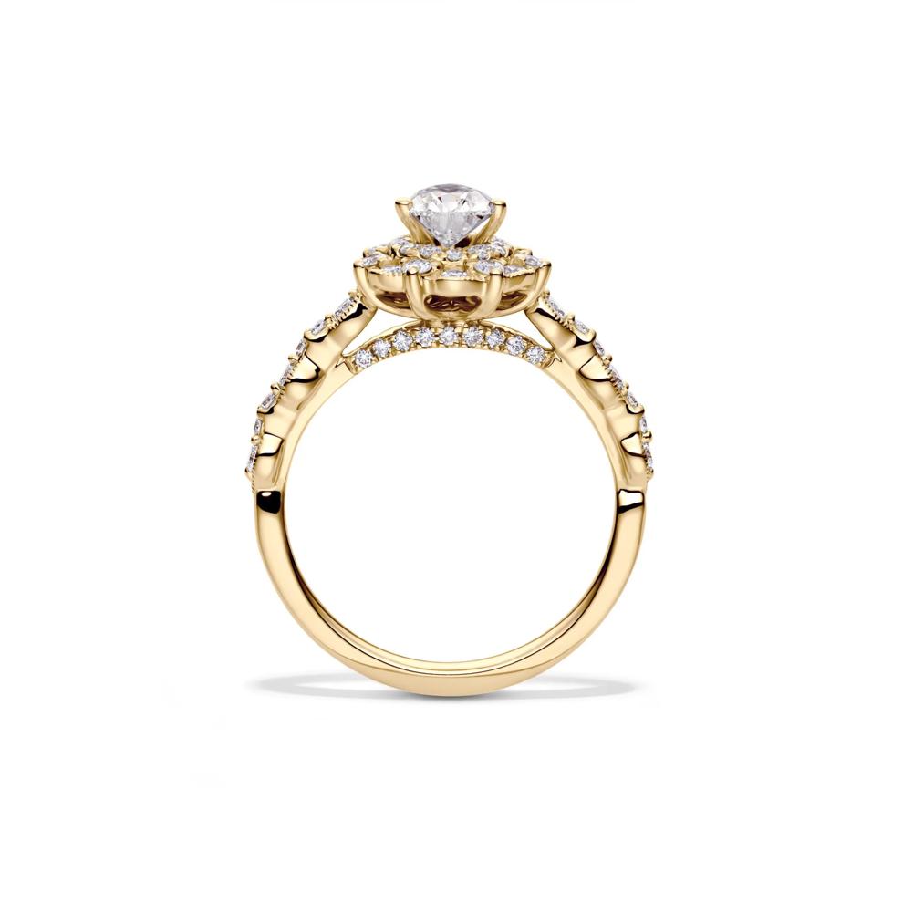 Alice Lab Grown Diamond Bridal Set in 14K Yellow Gold (1 3/8 ct. tw.) – Image 2 of 6