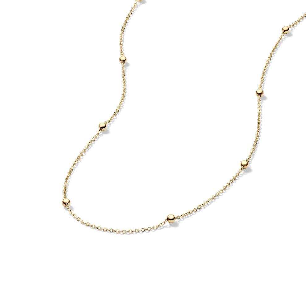 Bead Link Chain in 14K Yellow Gold, 18" – Image 4 of 6
