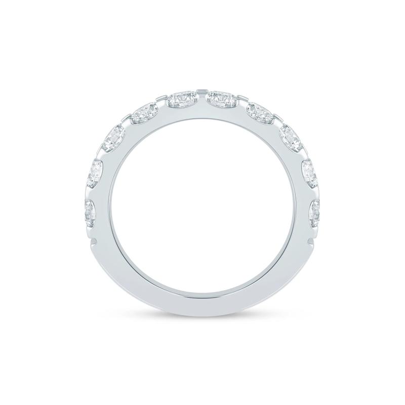 Lab Grown Diamond Wedding Band in 14K White Gold &#40;2 ct. tw.&#41; – Image 2 of 3