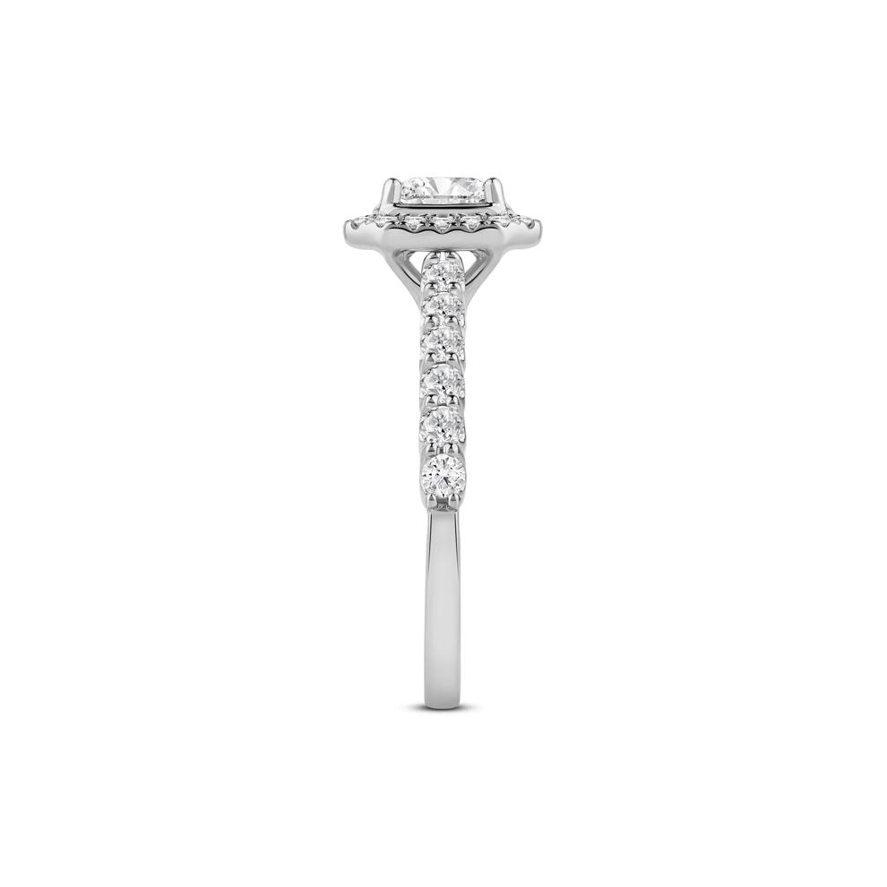 Radiant-Cut Diamond Engagement Ring in 14K White Gold (1 ct. tw.) – Image 3 of 4