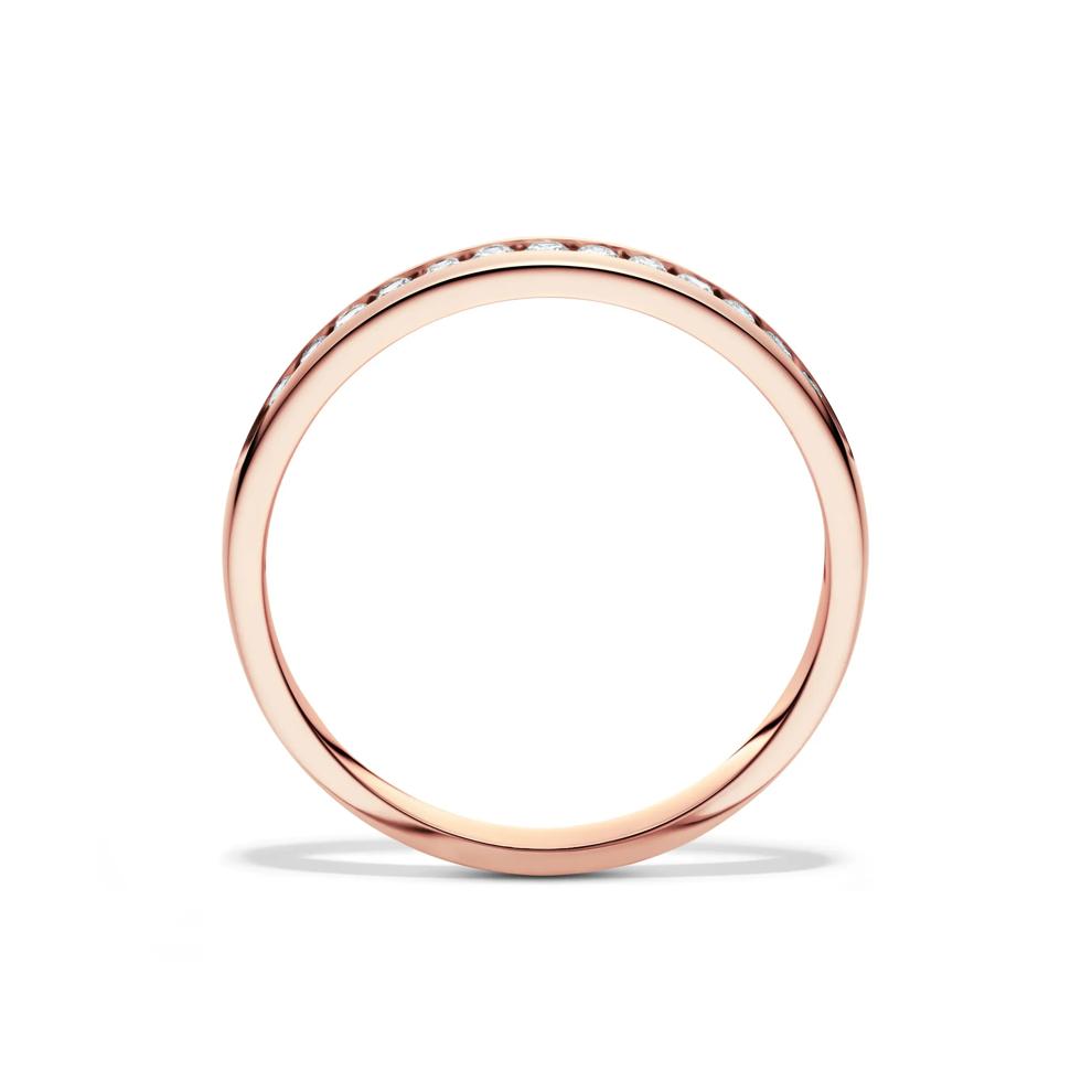 Diamond Wedding Band in 14K Rose Gold (1/7 ct. tw.) – Image 2 of 4