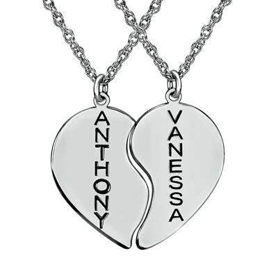 Personalized Heart Couples Pendant