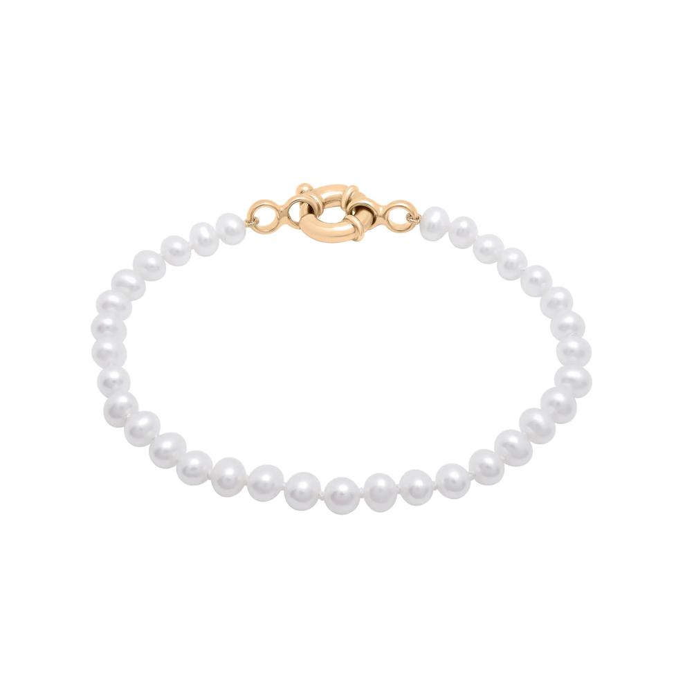 Pearl Bracelet with Vermeil Closure – Image 1 of 4
