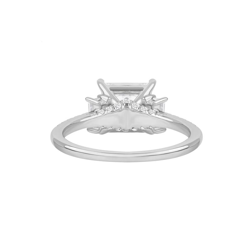 Elena Lab Grown Diamond Engagement Ring in 14K White Gold &#40;3-1/2 ct. tw.&#41; – Image 4 of 5
