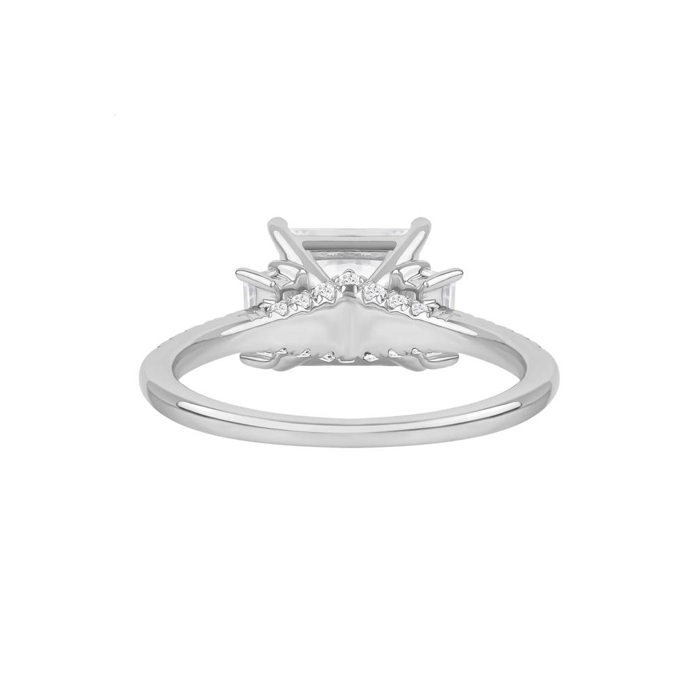 Elena Lab Grown Diamond Engagement Ring in 14K White Gold (3-1/2 ct. tw.) – Image 4 of 5