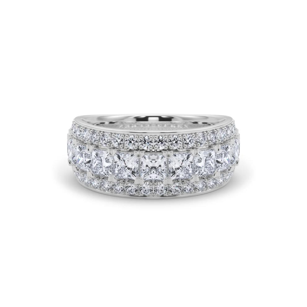 Multi-Row Diamond Anniversary Band in 14K White Gold (2 7/8 ct. tw.) – Image 1 of 5