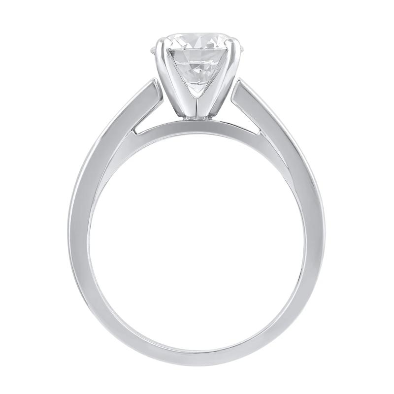 Wide Cathedral Semi-Mount Engagement Ring in 14K Gold, 6MM &#40;Setting Only&#41; – Image 3 of 6