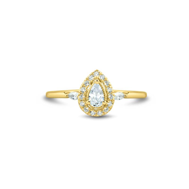 Lab Grown Diamond Ring in 10K Yellow Gold &#40;1/3 ct. tw.&#41; – Image 1 of 3