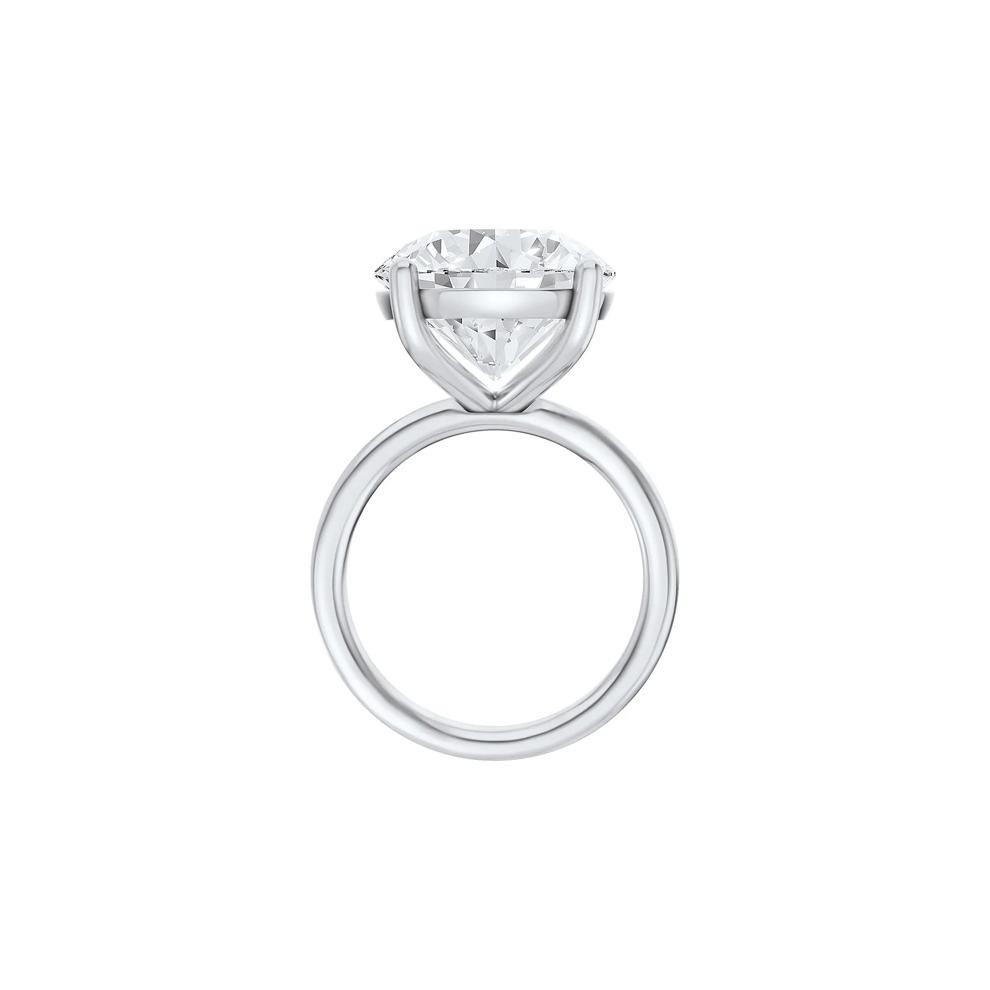 Lab Grown Diamond Round Solitaire Engagement Ring in Platinum (10 ct.) – Image 2 of 4