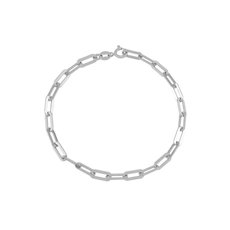 Paperclip Chain Bracelet in Sterling Silver – Image 2 of 3