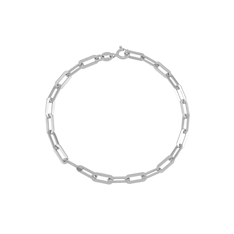 Paperclip Chain Bracelet in Sterling Silver – Image 2 of 3