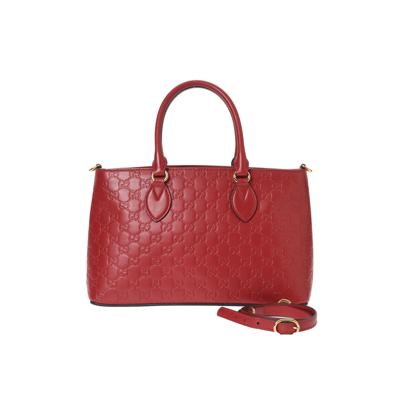 Pre-Owned Gucci Linea A Convertible Tote Small Top Handle