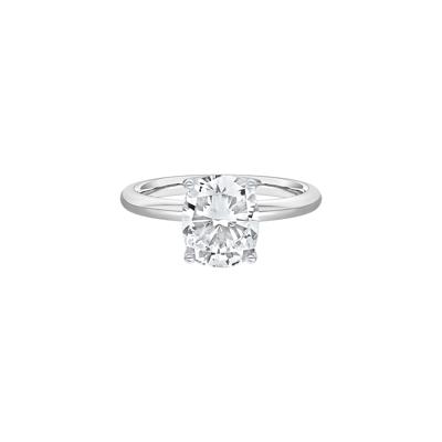 Lab Grown Diamond Elongated Cushion-Cut Engagement Ring in Platinum (2 ct. tw.)