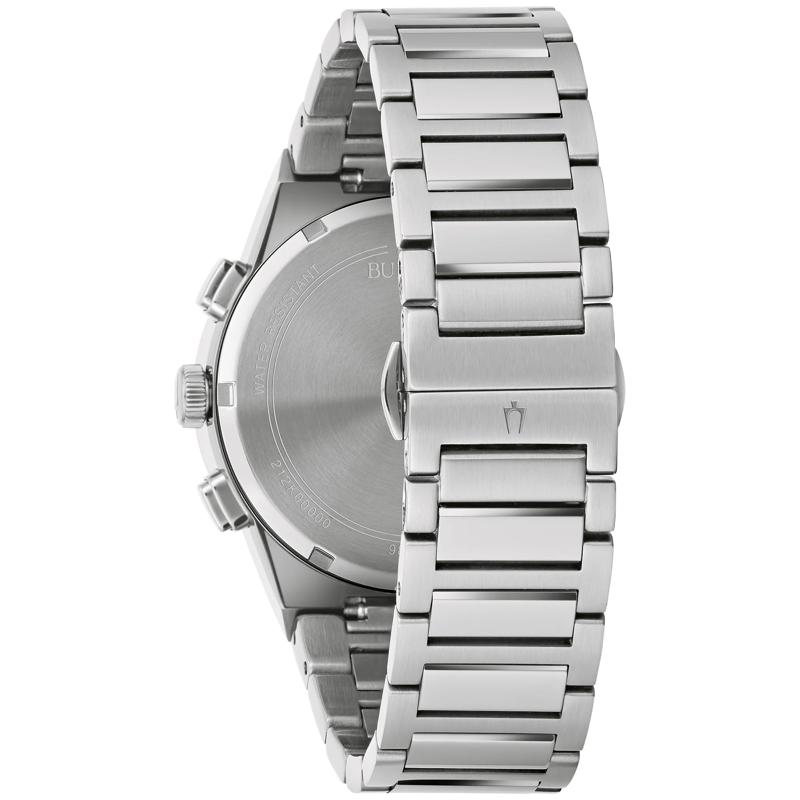 Men&#39;s Bulova Modern Millennia Watch in Stainless Steel, 41MM – Image 3 of 3