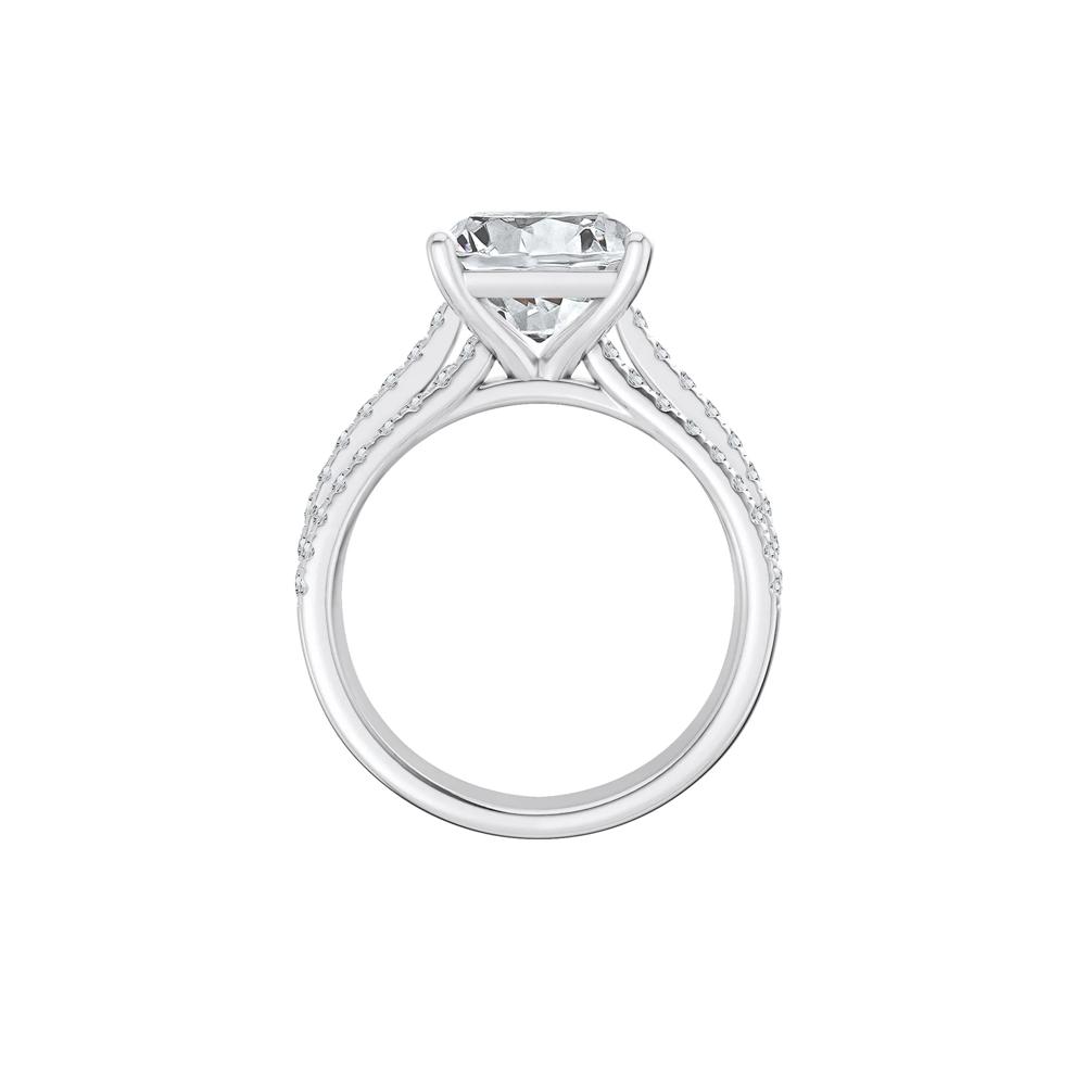 Lab Grown Diamond Engagement Ring in 14K White Gold (5 1/2 ct. tw.) – Image 2 of 4