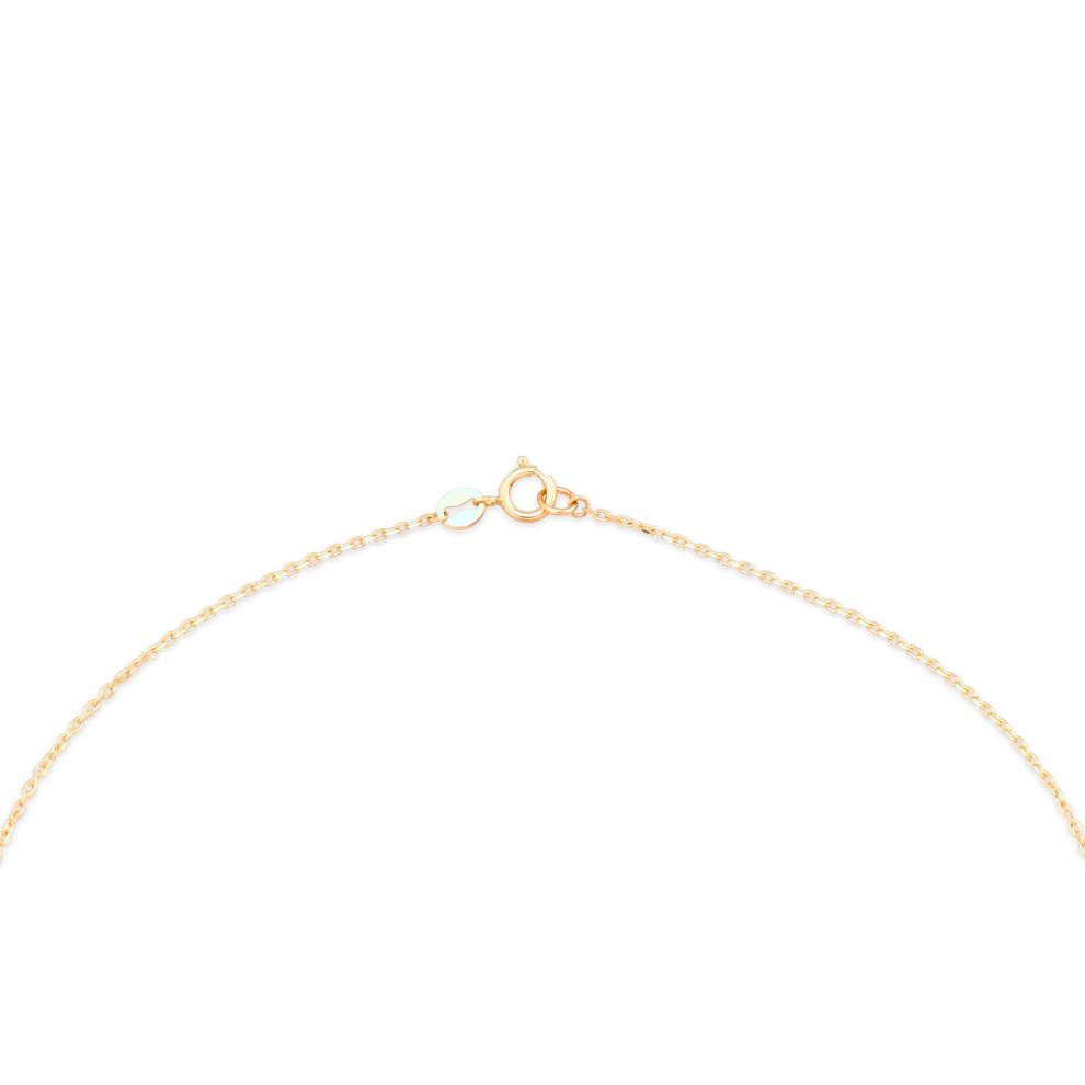 Beads &amp; Heart Station Necklace in 10K Yellow Gold, 17.75" – Image 4 of 4