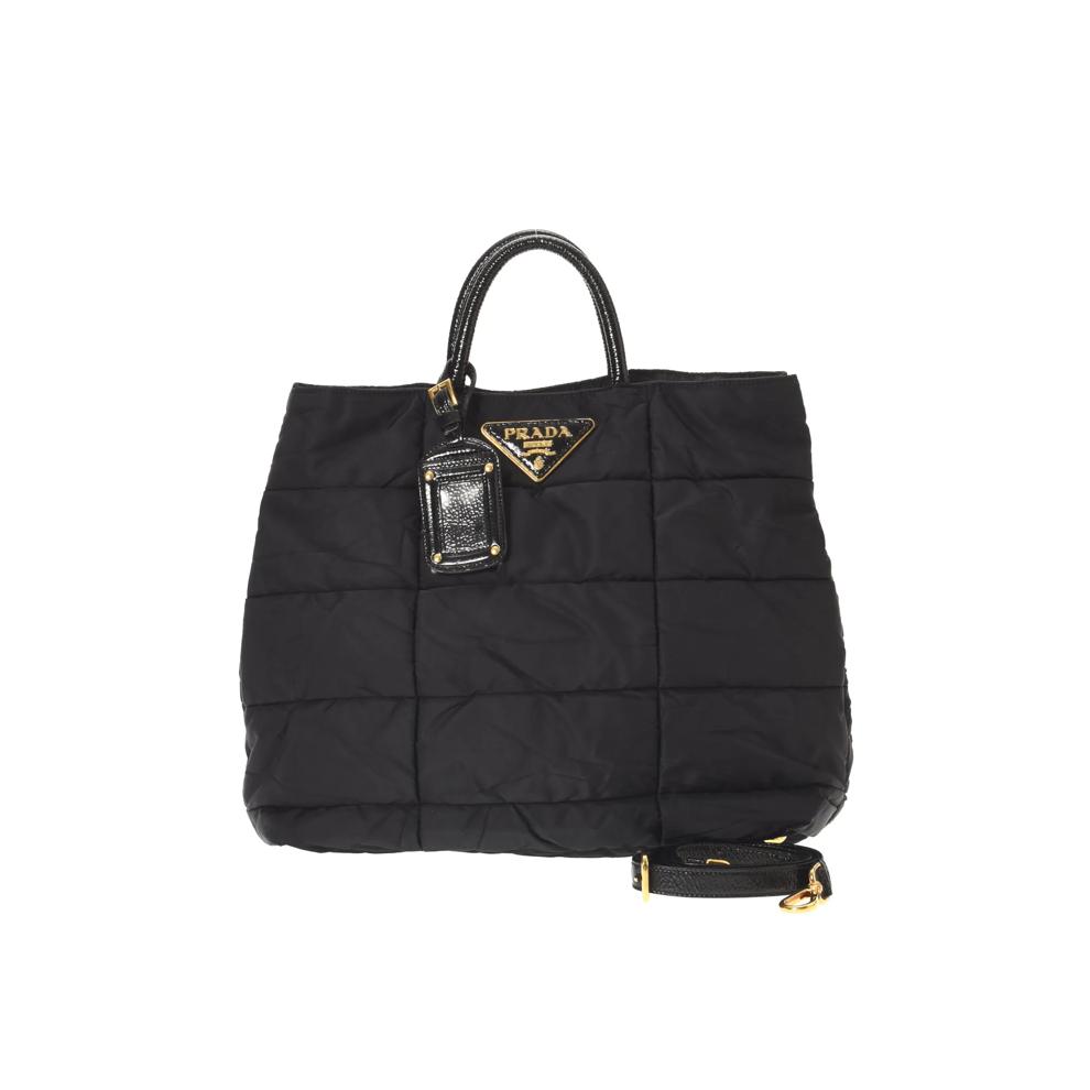 Pre-Owned Prada Quilted Tessuto Tote – Image 1 of 8