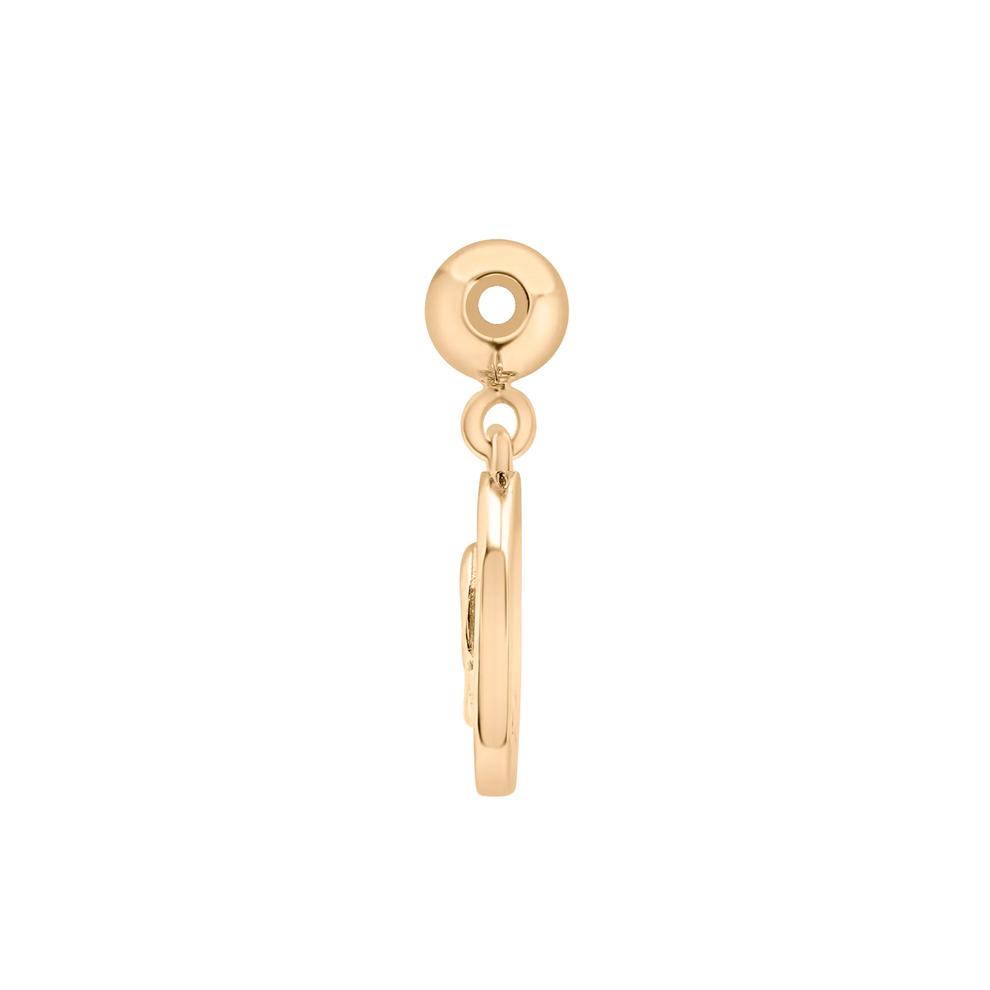 Cancer Zodiac Disc Bead Charm in Vermeil – Image 2 of 3