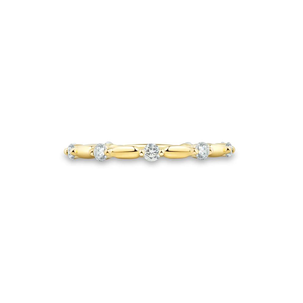 Lab Grown Diamond Bamboo Band in 10K Yellow Gold (1/3 ct. tw.) – Image 1 of 3