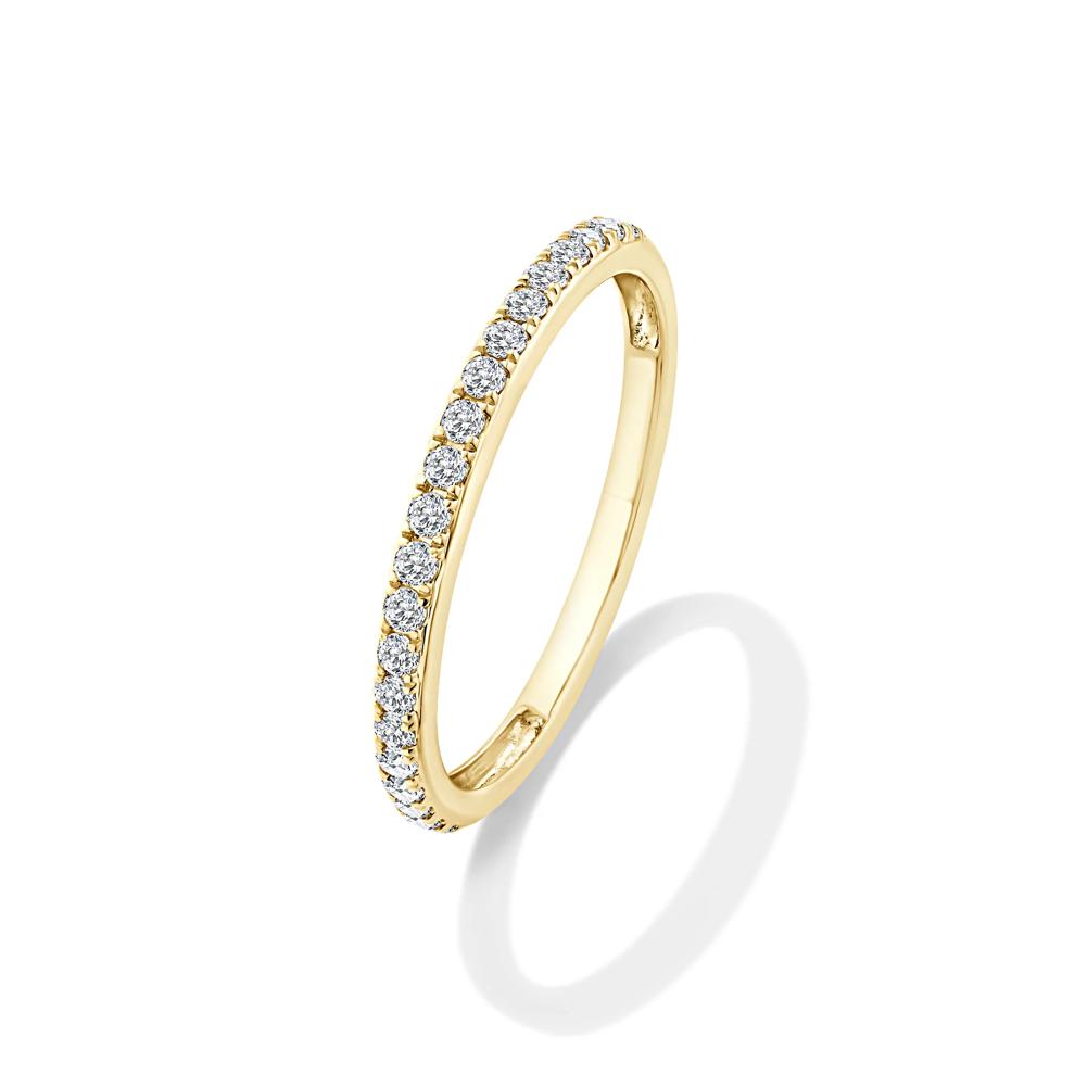 Lab Grown Diamond Three-Stone Engagement Set in 10K Yellow Gold (2 1/2 ct. tw.) – Image 6 of 6