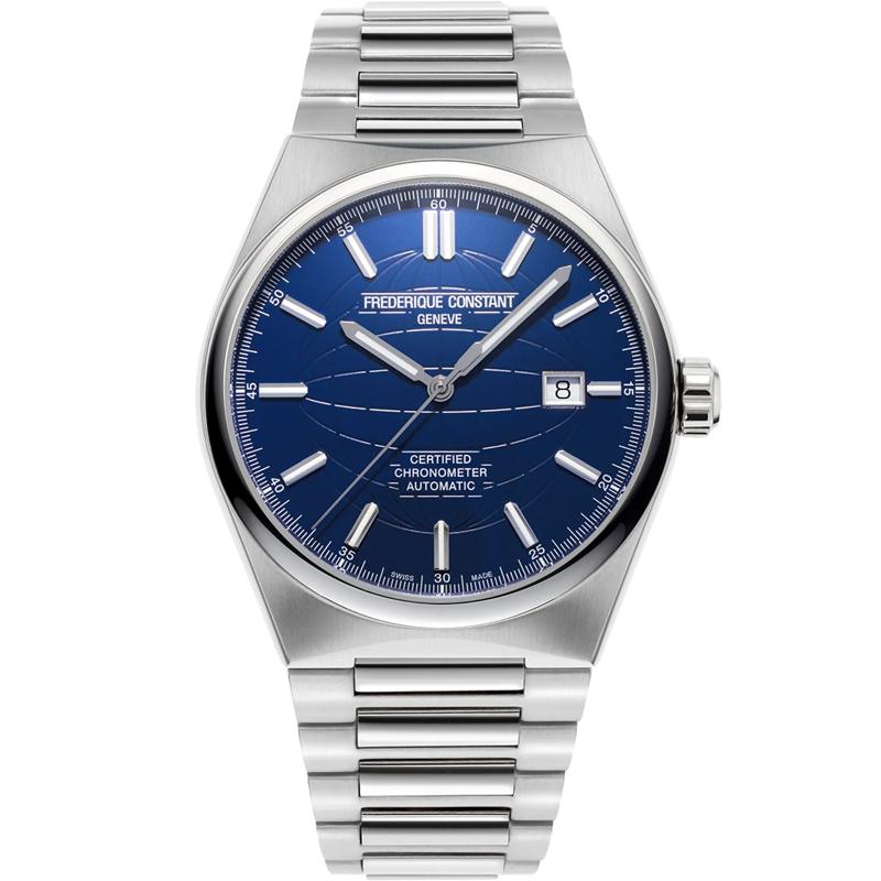 Men&#39;s Highlife Watch With Blue Dial and Stainless Steel Bracelet – Image 1 of 3