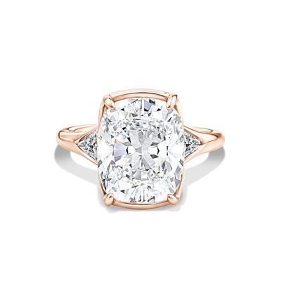 Lab Grown Diamond Engagement Ring in 14K Rose Gold (6 1/2 ct. tw.)