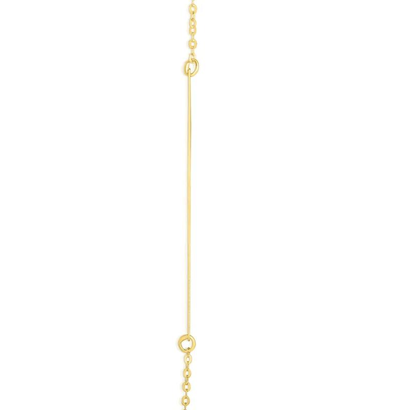 "Y" Initial Necklace in 14K Yellow Gold – Image 4 of 5