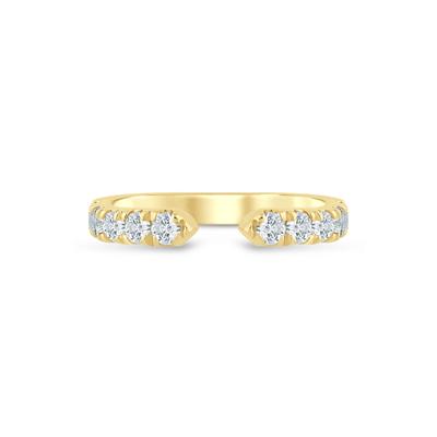 Lab Grown Diamond Open Anniversary Band in 14K Yellow Gold (5/8 ct. tw.)