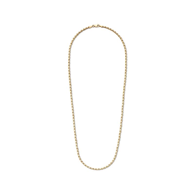 Men&rsquo;s Solid Link Chain in 14K Yellow Gold, 2.3MM, 22&rdquo; – Image 3 of 4