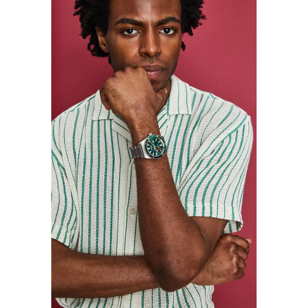 Men's Disney Tee Time Mickey Watch in Stainless Steel, 43MM – Image 4 of 4