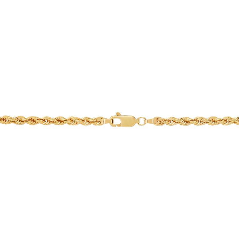 Solid Rope Chain in 14K Yellow Gold, 18&quot; – Image 3 of 4