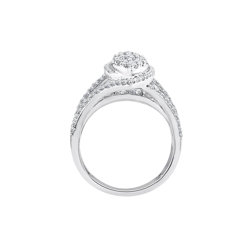 Diamond Composite Engagement Ring in 10K White Gold (1 1/2 ct. tw.) – Image 2 of 3