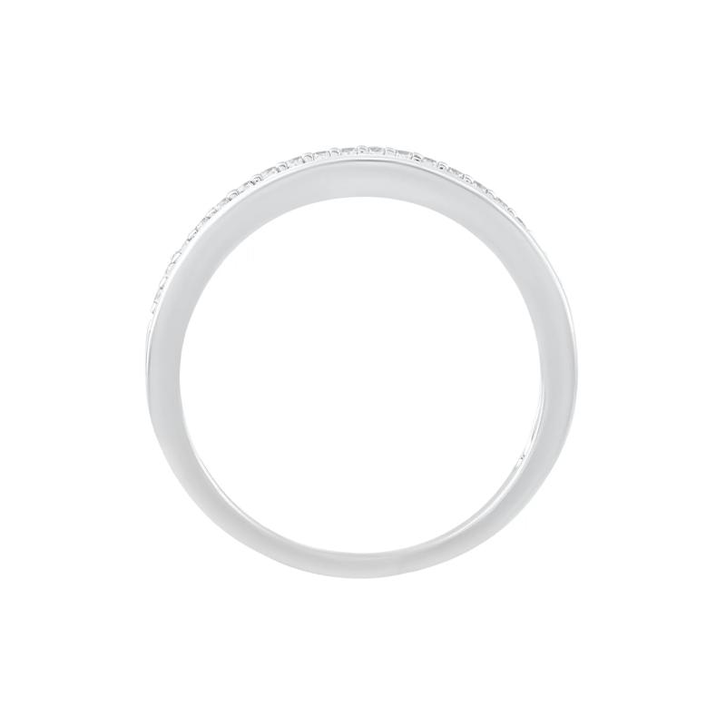 Diamond Double-Row Band in 10K White Gold &#40;1/8 ct. tw.&#41; – Image 2 of 3