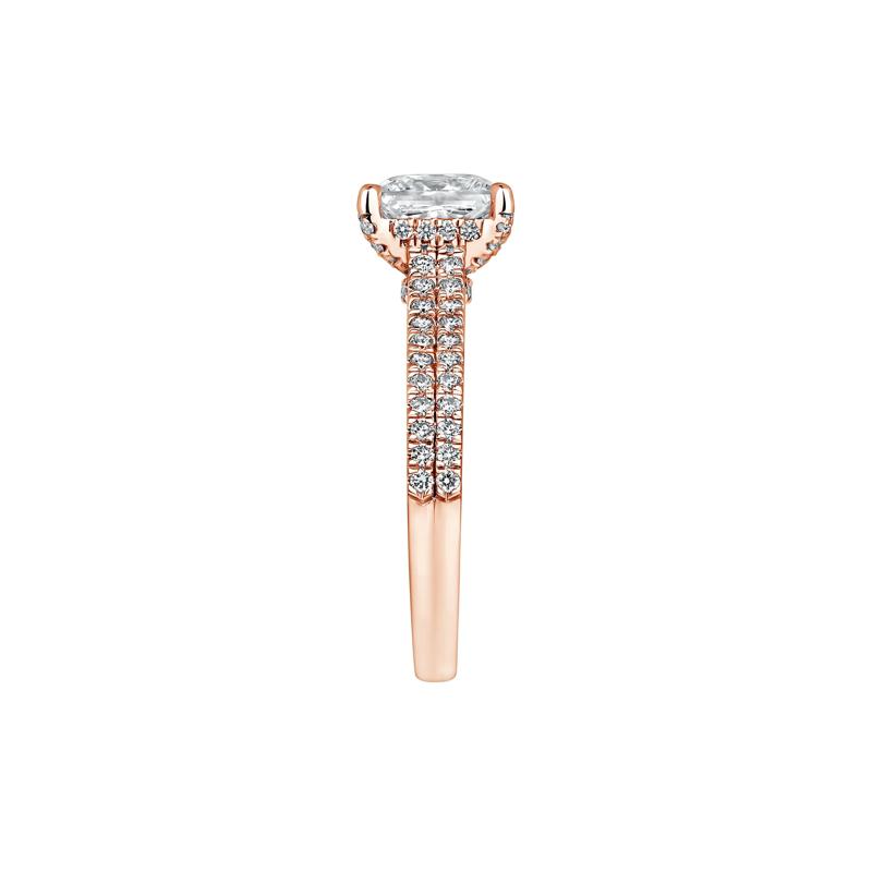 Morgan Lab Grown Diamond Engagement Ring in 14K Rose Gold &#40;2 7/8 ct. tw.&#41; – Image 3 of 4