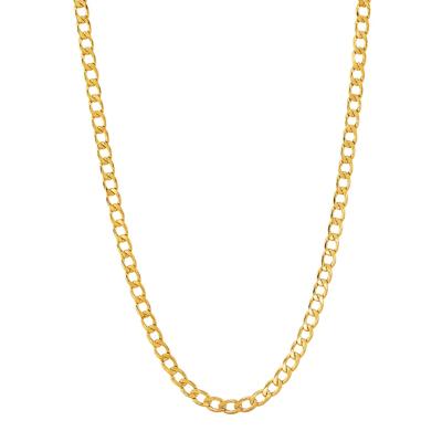 Curb Chain in 14K Yellow Gold, 22"