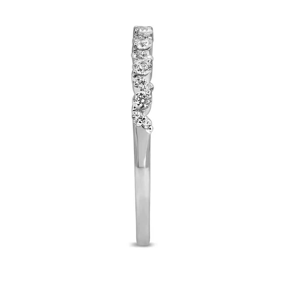 Diamond Stack Ring in 10K White Gold (1/4 ct. tw.) – Image 3 of 3
