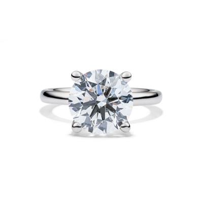 Lab Grown Diamond Solitaire Round Engagement Ring