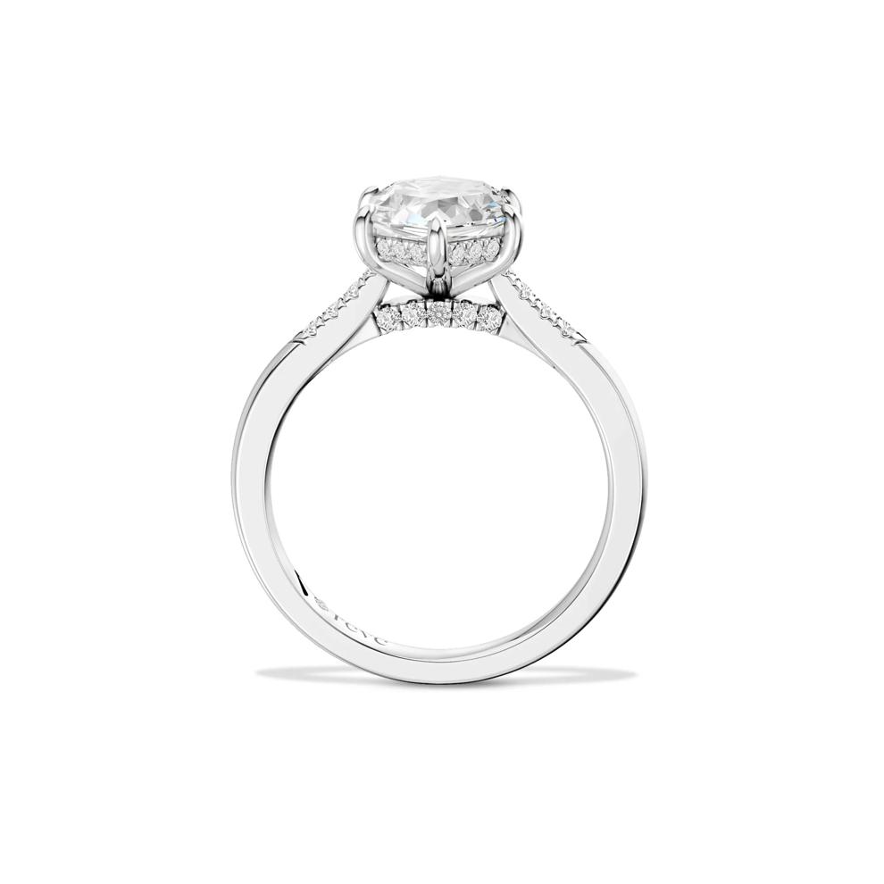 Aiden Lab Grown Diamond Dutch Marquise Center Engagement Ring in Platinum (3 1/4 ct. tw.) – Image 2 of 4