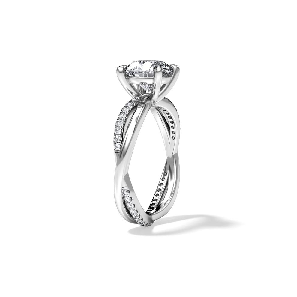 Lab Grown Diamond Engagement Ring in Platinum (2 1/3 ct. tw.) – Image 3 of 3