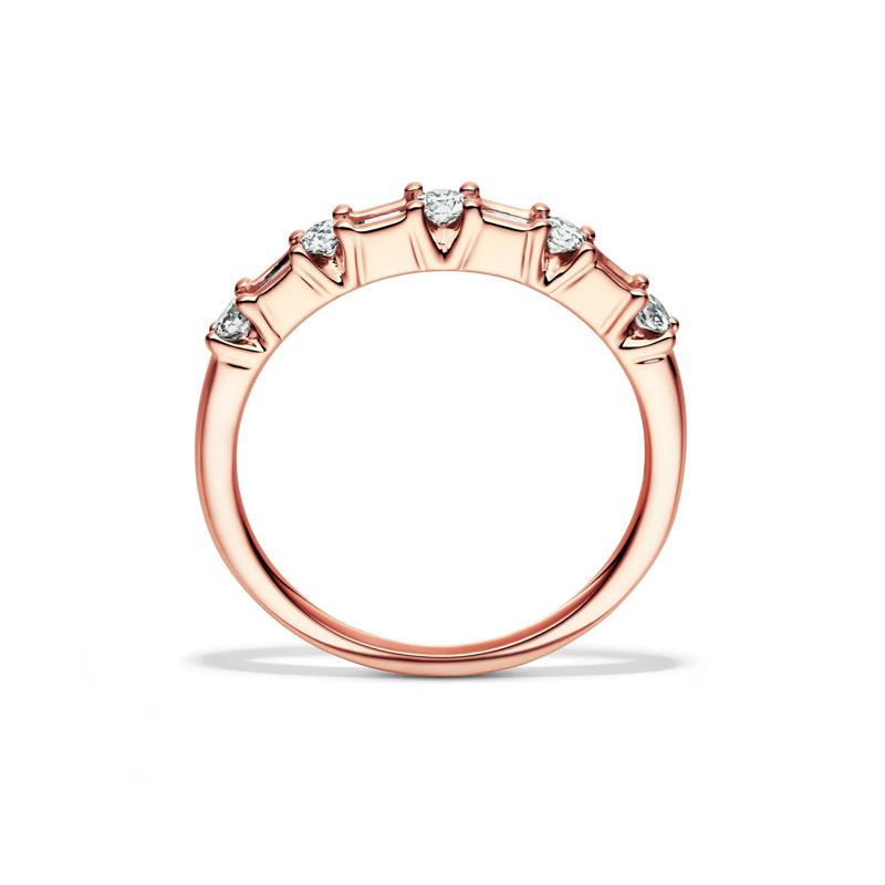 3/8 ct. tw. Diamond Anniversary Band in 14K Rose Gold  – Image 2 of 4