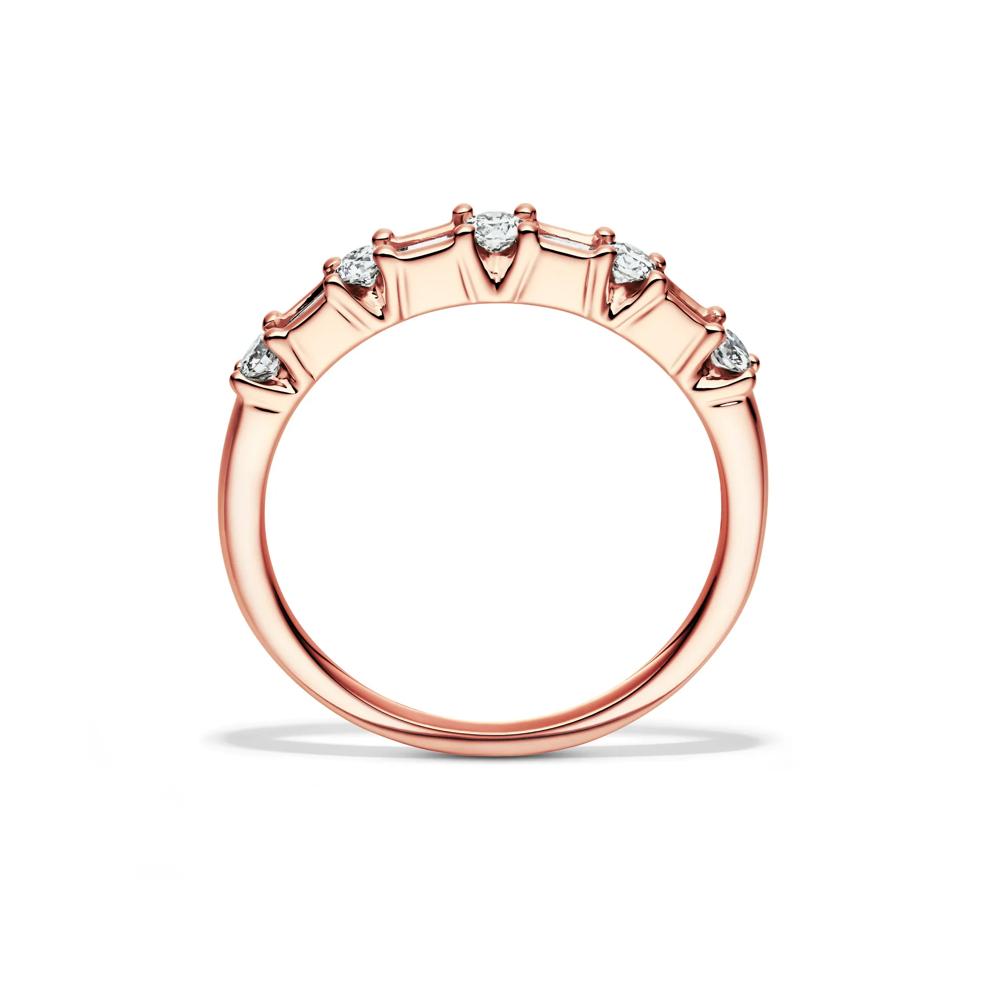 3/8 ct. tw. Diamond Anniversary Band in 14K Rose Gold  – Image 2 of 4