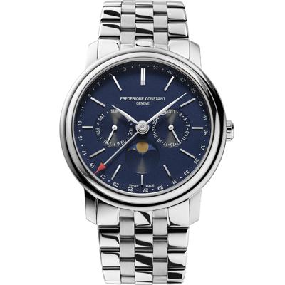 Men's Classics Index Business Timer Watch in Silver-Tone Stainless Steel